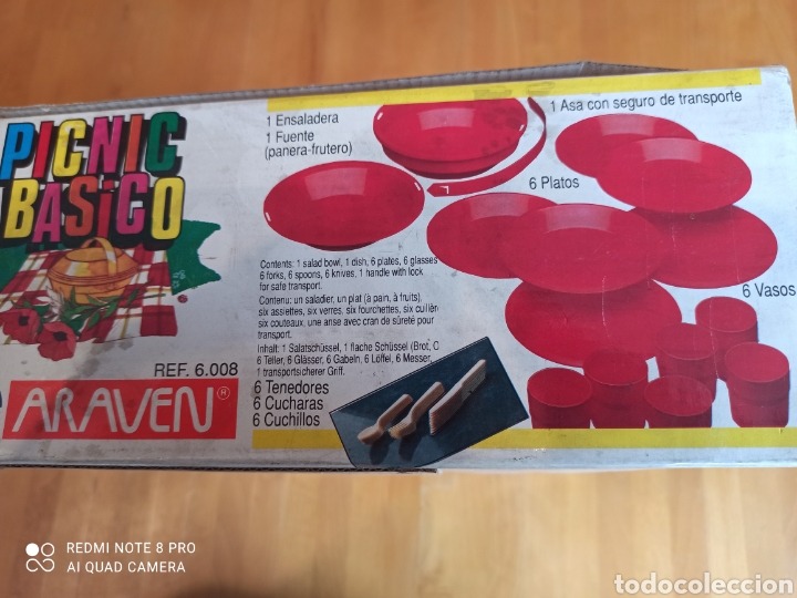 Segunda mano: Picnic, contiene 33 piezas. Araven - Foto 7