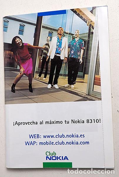 Segunda mano: Manual de usuario de tel&eacute;fono NOKIA 8310 - Foto 1