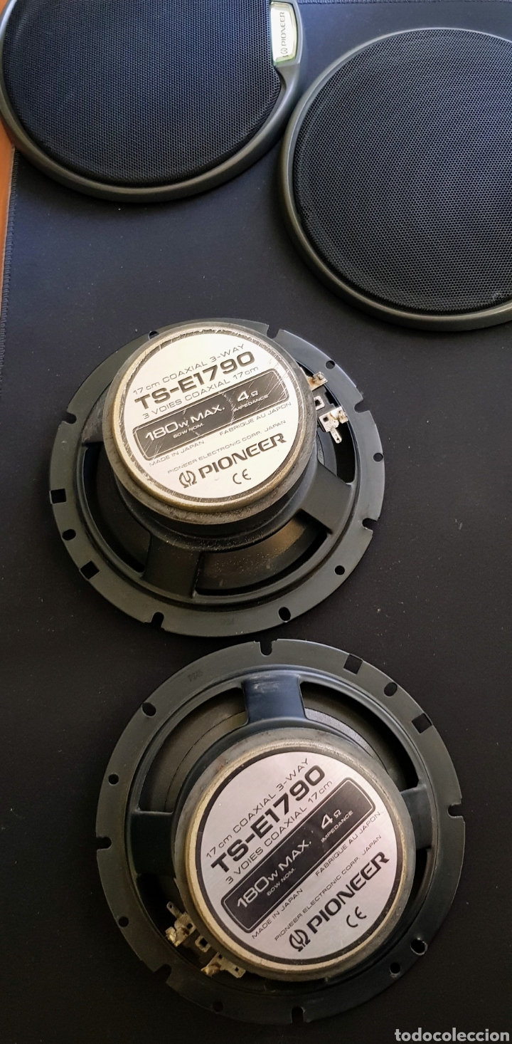 Segunda mano: Altavoces coche PIONNER TS-E1790 180W - Foto 3