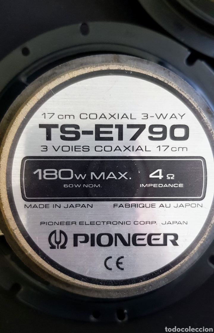 Segunda mano: Altavoces coche PIONNER TS-E1790 180W - Foto 4
