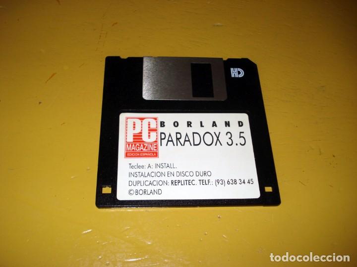 Zweite Hand: BORLAND PARADOX 3.5 en diskette 3,5 pulgadas HD. PC MAGAZINE