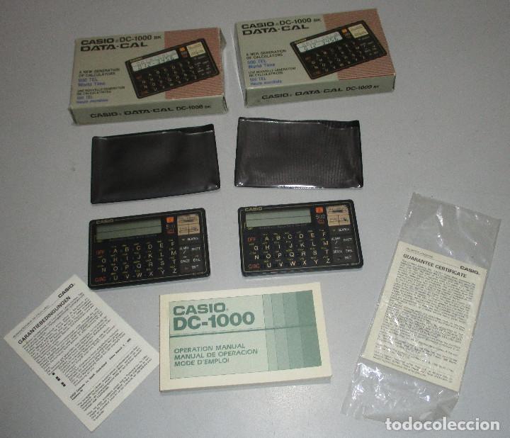 Segunda mano: lote 2 Calculadoras, CASIO DC-1000 BK DATA-CAL - Foto 1