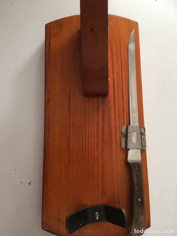 Segunda Mano: Jamonero de madera con cuchillo - Foto 4 - 335859128