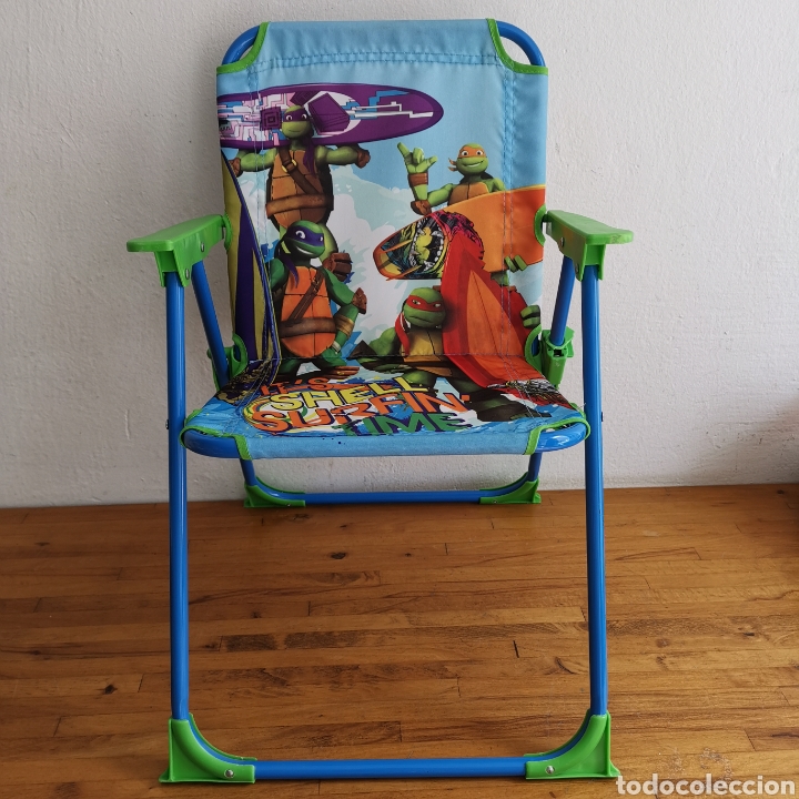 Segunda mano: Sillita infantil de camping de las Tortugas ninja. - Foto 1