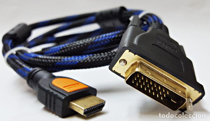 Segunda mano: Pareja de cables DVI a HDMI - Foto 2