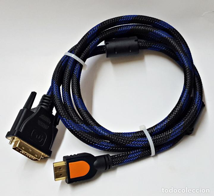 Segunda mano: Pareja de cables DVI a HDMI - Foto 3