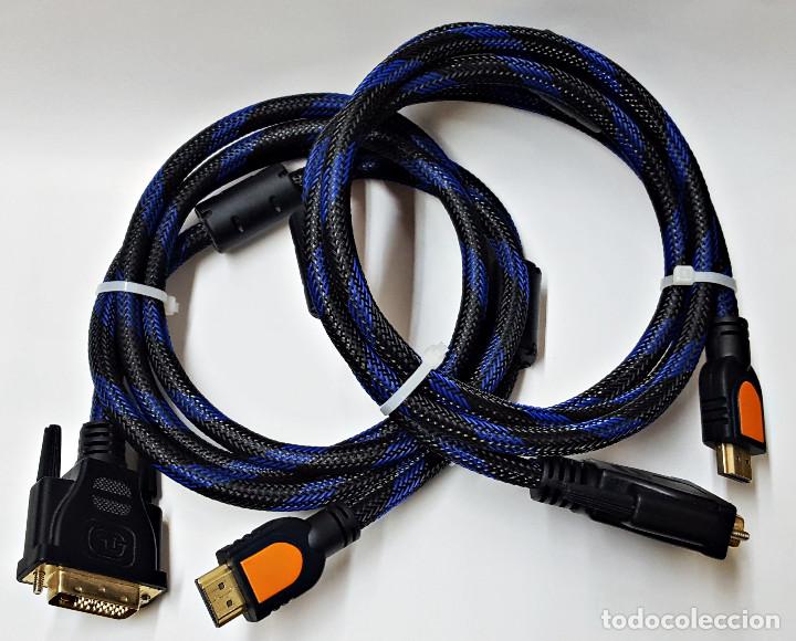 Segunda mano: Pareja de cables DVI a HDMI - Foto 4
