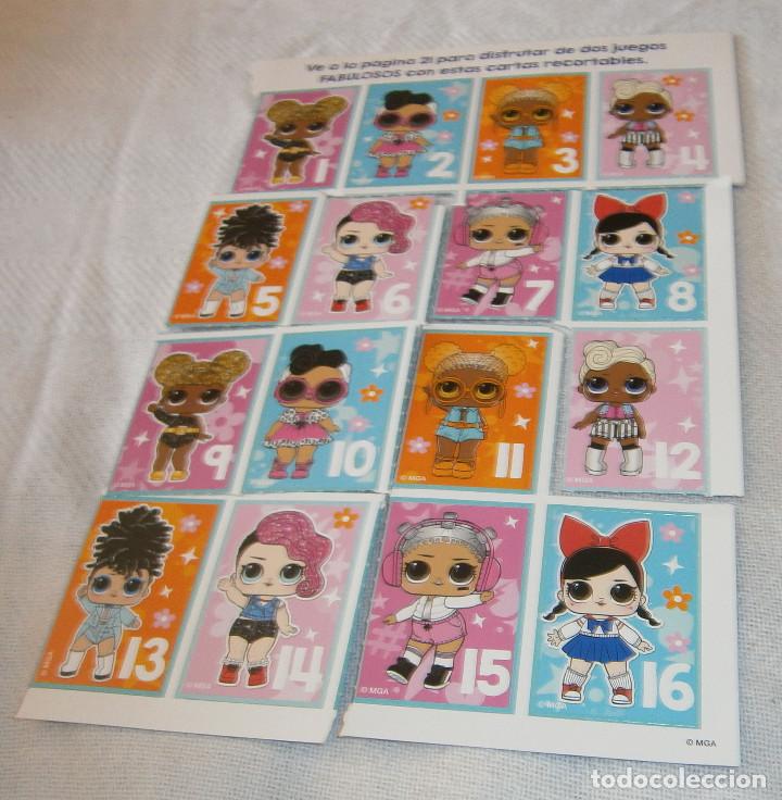 Segunda mano: cartas recortables de mu&ntilde;ecas 16 cartas - Foto 1