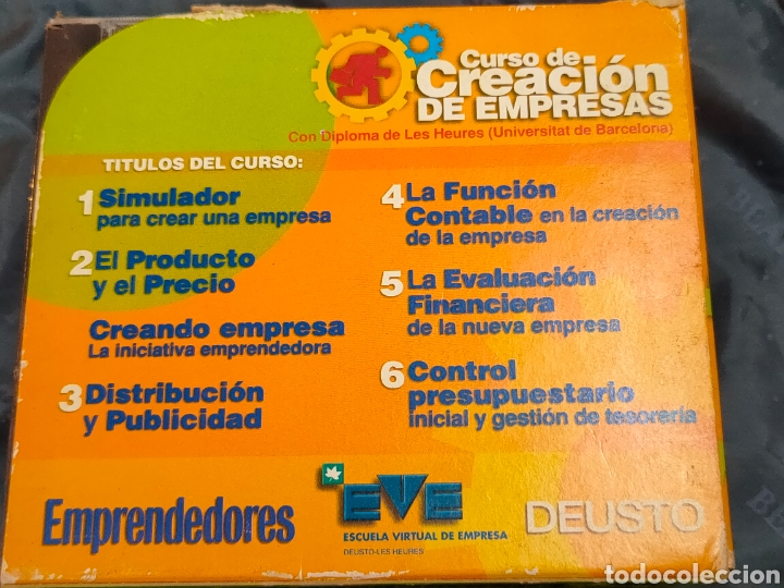 Segunda mano: PC-CDROM CURSO DE CREACION DE EMPRESAS - Foto 2