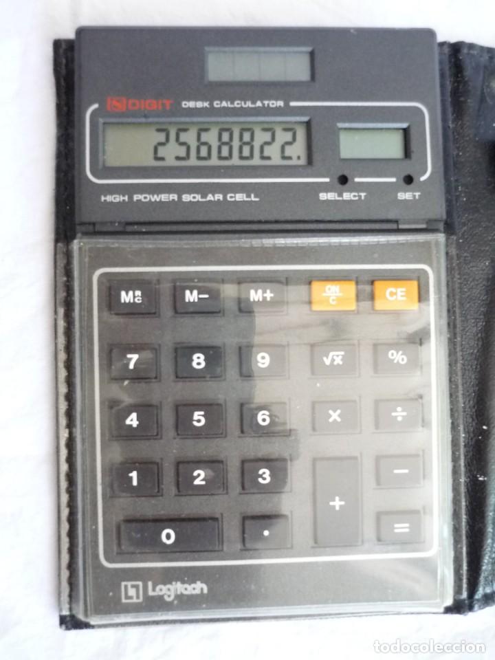 Segunda mano: Calculadora solar Logitoch, funcionando - Foto 3
