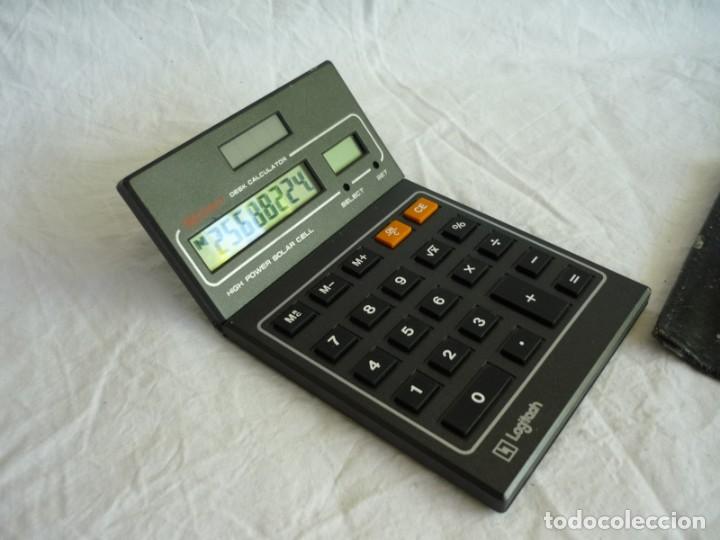 Segunda mano: Calculadora solar Logitoch, funcionando - Foto 8