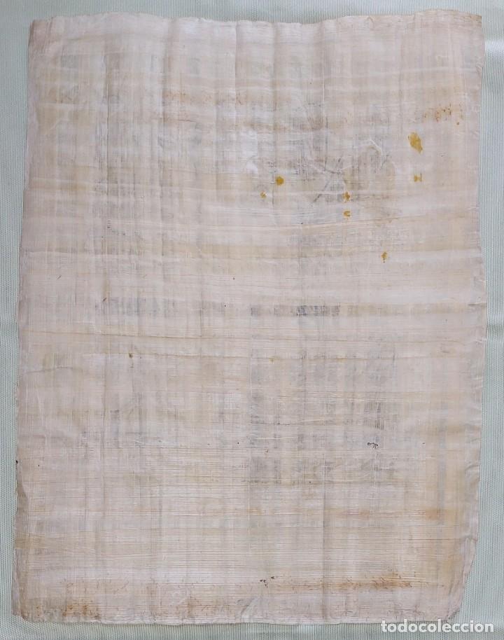Segunda mano: Pergamino egipcio. Reproducci&oacute;n. - Foto 2