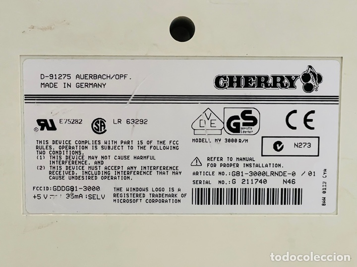 Segunda mano: Cherry D-91275 Keyboard Germany - Foto 5