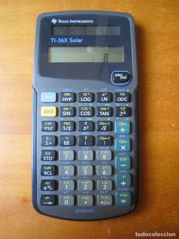 Segunda mano: Calculadora Texas Instruments TI-36X Solar (DEFECTUOSA) - Foto 3