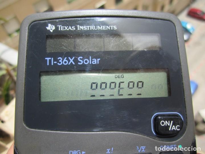 Segunda mano: Calculadora Texas Instruments TI-36X Solar (DEFECTUOSA) - Foto 5