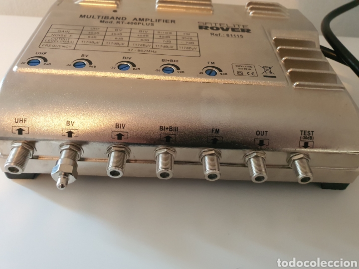 Segunda mano: AMPLIFICADOR&nbsp;&nbsp;&nbsp; MULTIBAND RT-4O6PLUS - Foto 4