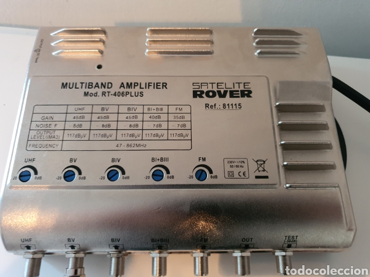 Segunda mano: AMPLIFICADOR&nbsp;&nbsp;&nbsp; MULTIBAND RT-4O6PLUS - Foto 8