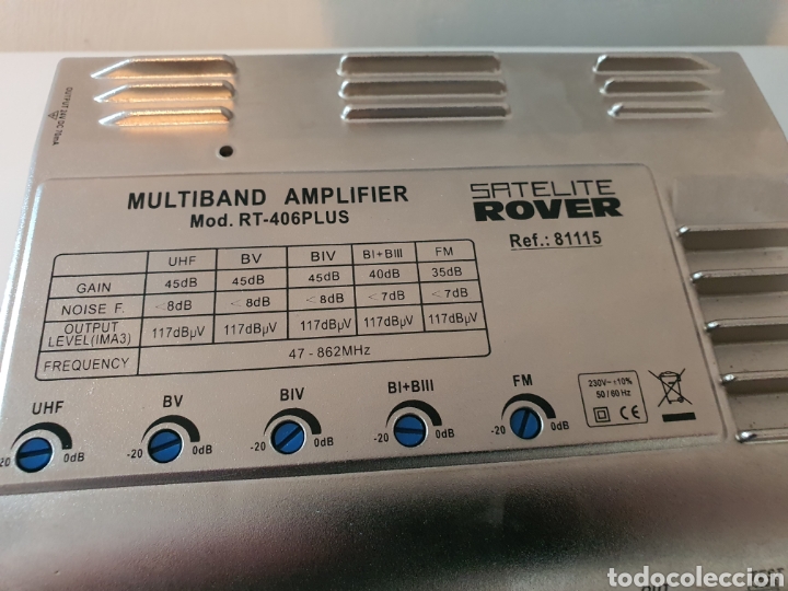 Segunda mano: AMPLIFICADOR&nbsp;&nbsp;&nbsp; MULTIBAND RT-4O6PLUS - Foto 11