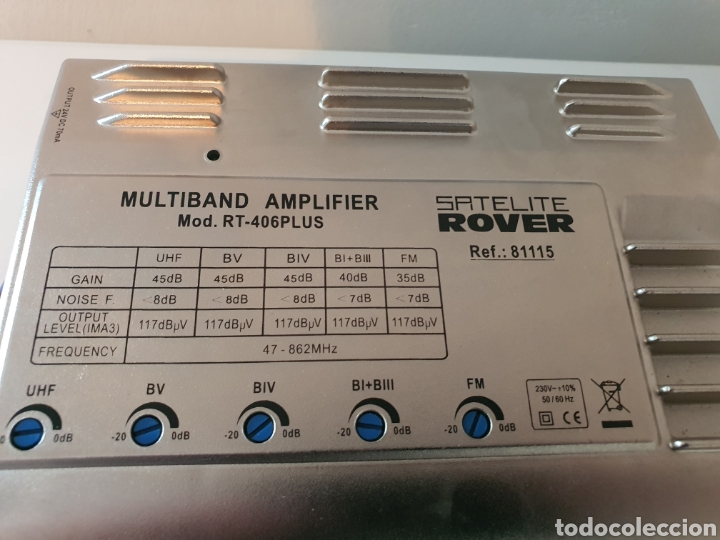 Segunda mano: AMPLIFICADOR&nbsp;&nbsp;&nbsp; MULTIBAND RT-4O6PLUS - Foto 12