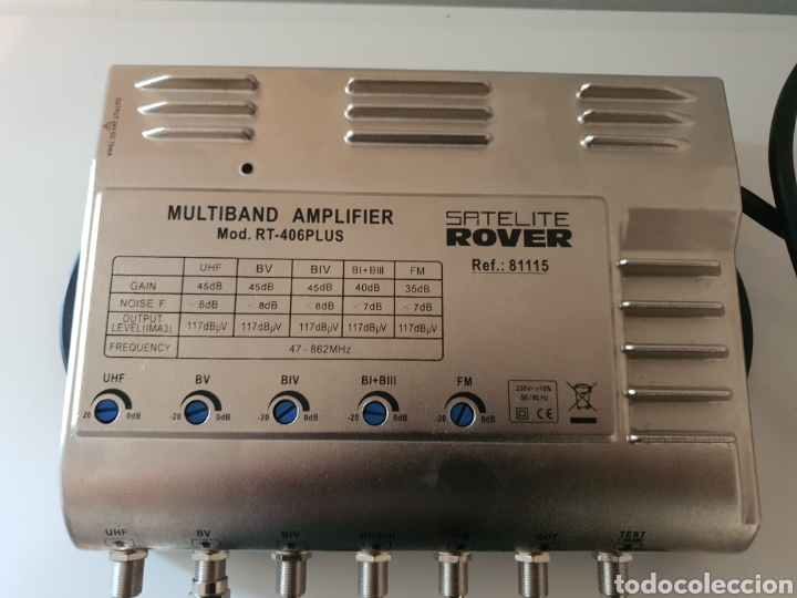 Segunda mano: AMPLIFICADOR&nbsp;&nbsp;&nbsp; MULTIBAND RT-4O6PLUS - Foto 15