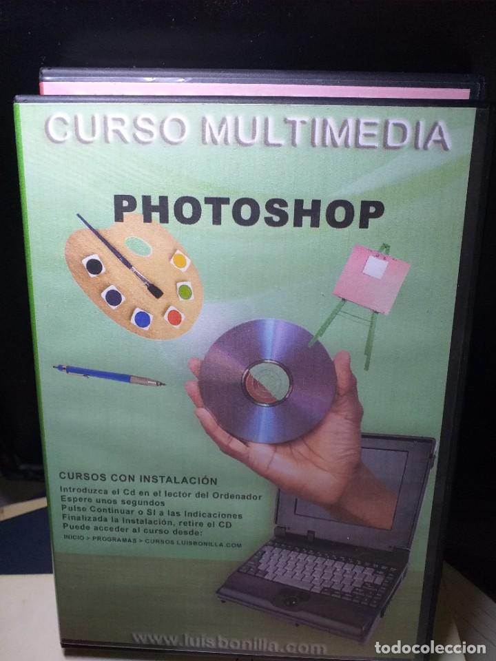 Segunda mano: curso multimedia photoshop CD curso Luis Bonilla - Foto 1
