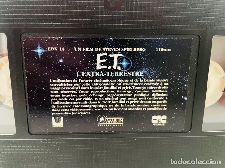 Segunda mano: ET El Extraterrestre VHS SECAM - Foto 7
