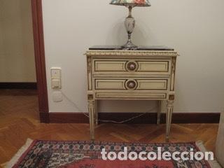 Segunda mano: Cabecero de rejilla lacado en marfil - Foto 3
