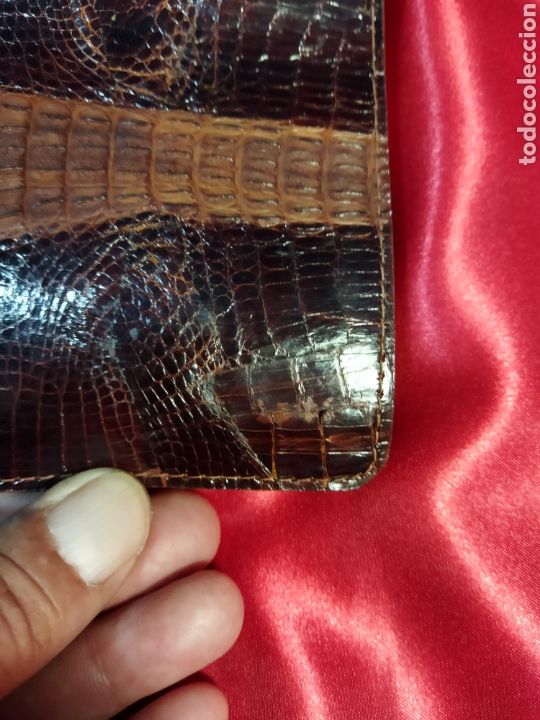 Segunda mano: Monedero cocodrilo vintage - Foto 4