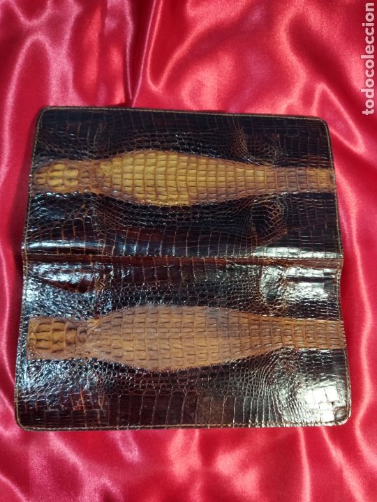 Segunda mano: Monedero cocodrilo vintage - Foto 5