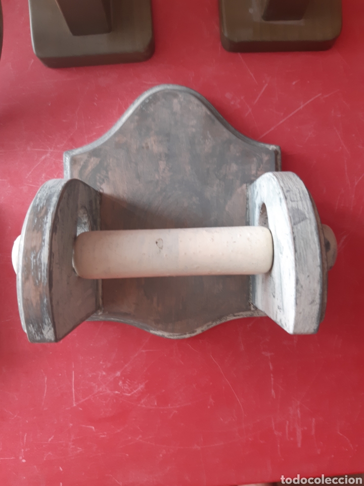 Segunda mano: ACCESORIOS DE MADERA PARA BA&Ntilde;O - Foto 6
