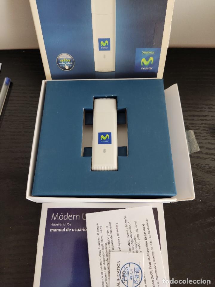 Segunda mano: MODEM USB INTERNET MOVIL HUAWEI E1752 MOVISTAR - COLOR BLANCO - Foto 3