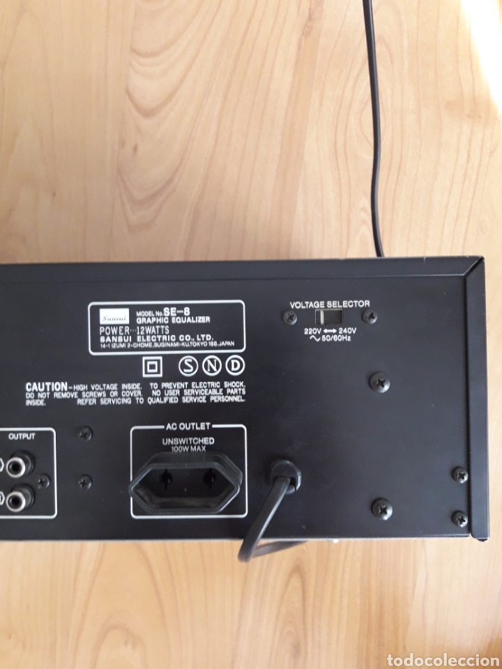 Segunda mano: ECUALIZADOR SANSUI SE 8 GRAPHIC EQUIALIZER - Foto 8