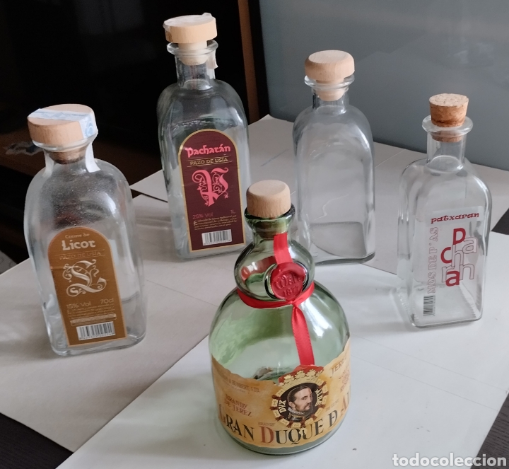 Segunda mano: Botellas de cristal decorativas - Foto 4