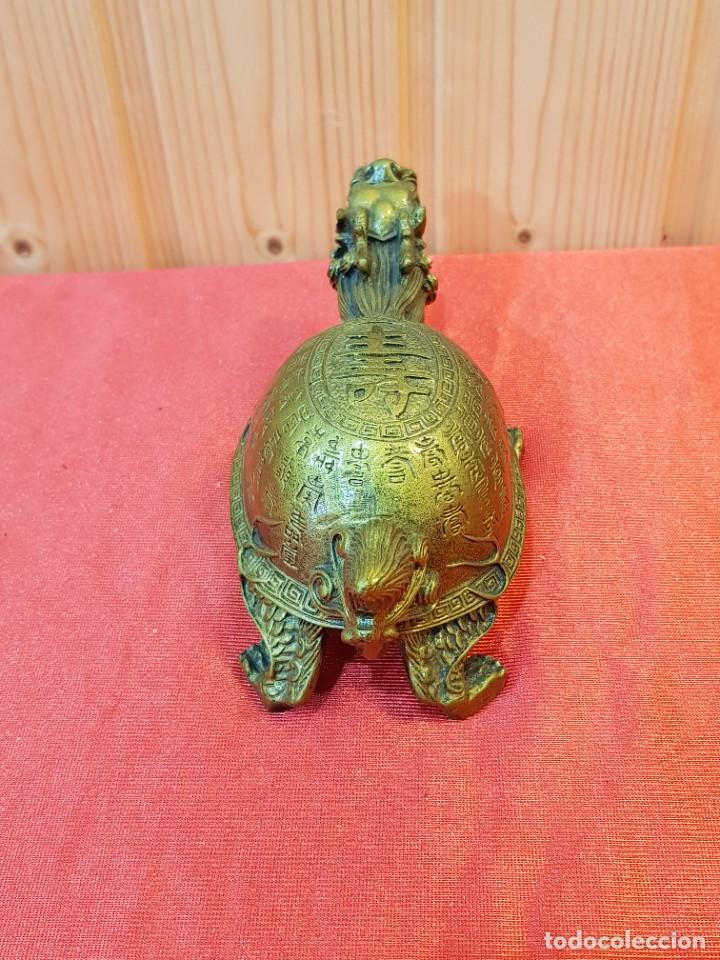 Segunda mano: TORTUGA DRAGON ALABASTRO CHINO - Foto 5