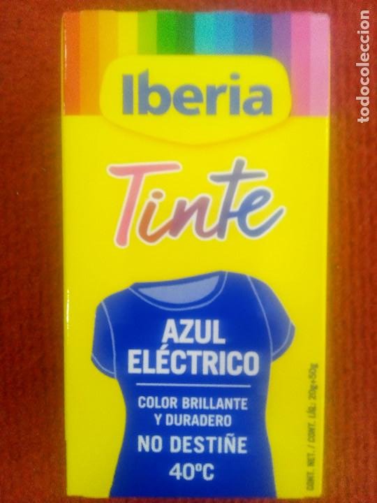 IBERIA TINTE PARA ROPA - AZUL ELECTRICO