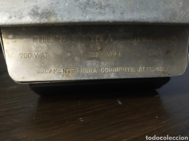 Segunda mano: Plancha el&eacute;ctrica Philips Funciona 220Volt-700wat. - Foto 10