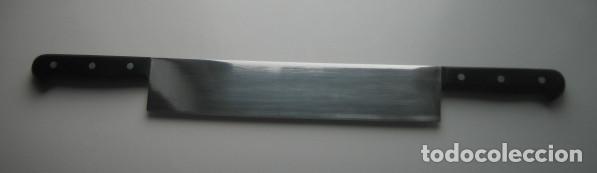 Segunda mano: CUCHILLO DE DOBLE MANGO. PROFESIONAL. PARA PIEZAS DE QUESO. - Foto 4