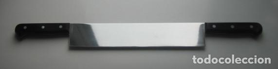 Segunda mano: CUCHILLO DE DOBLE MANGO. PROFESIONAL. PARA PIEZAS DE QUESO. - Foto 5