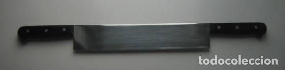 Segunda mano: CUCHILLO DE DOBLE MANGO. PROFESIONAL. PARA PIEZAS DE QUESO. - Foto 13
