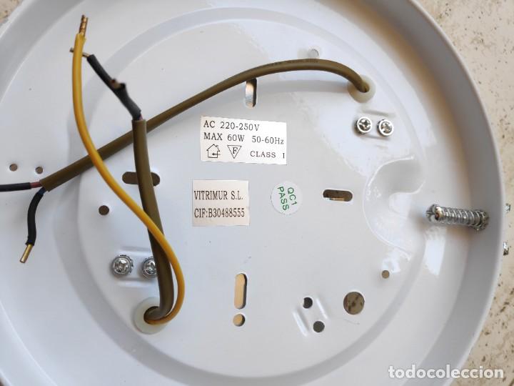 Segunda mano: Plaf&oacute;n o l&aacute;mpara de techo de cristal - Foto 4