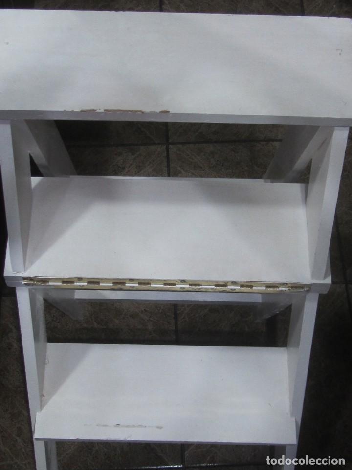 silla escalera de biblioteca en madera de roble - Compra venta en  todocoleccion