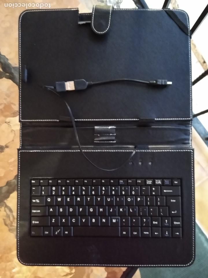 Segunda mano: Teclado para tablet con funda - Foto 4
