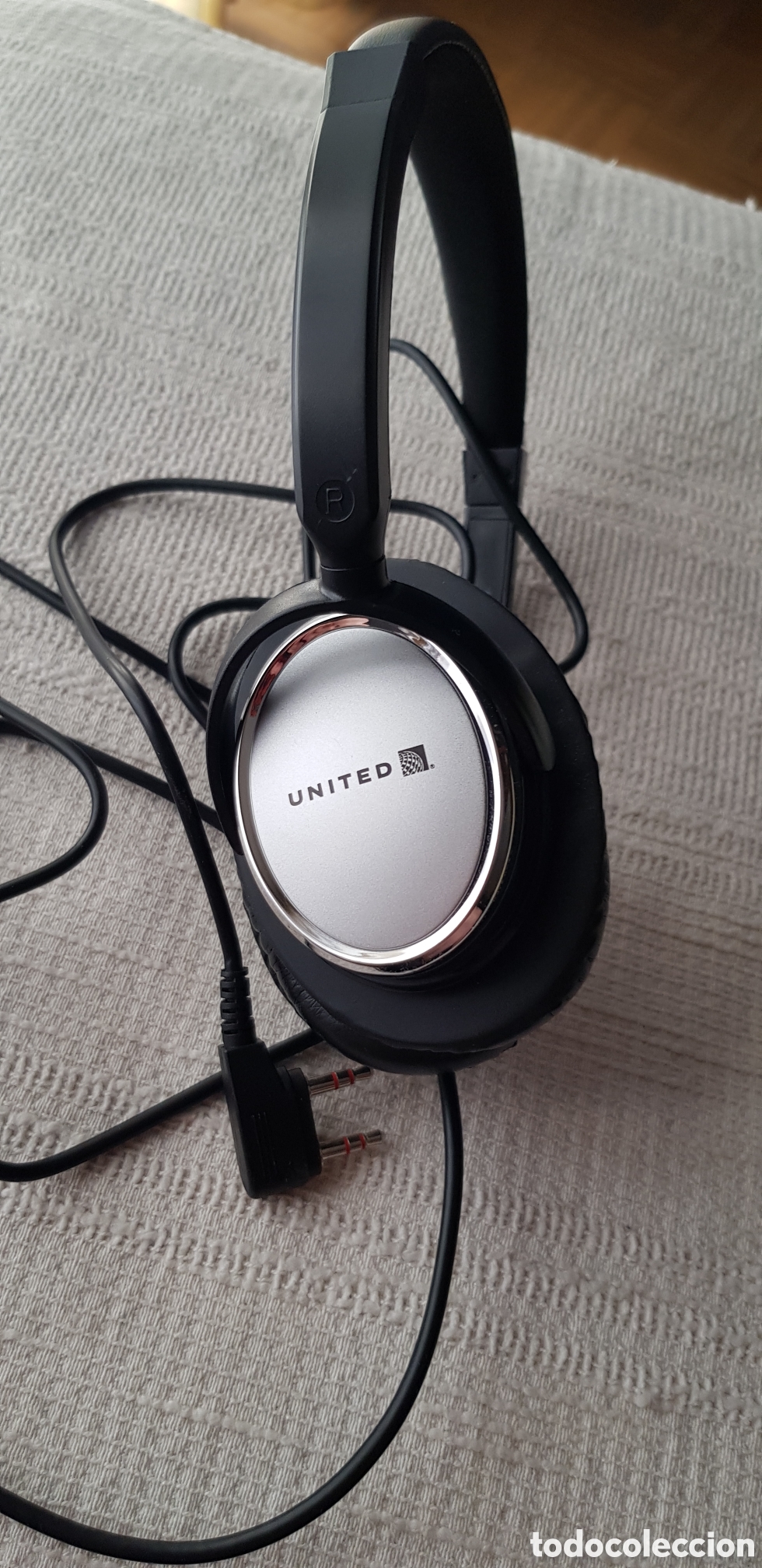 Segunda mano: Headphones UNITED AIRLINES ORIGINAL - Foto 5