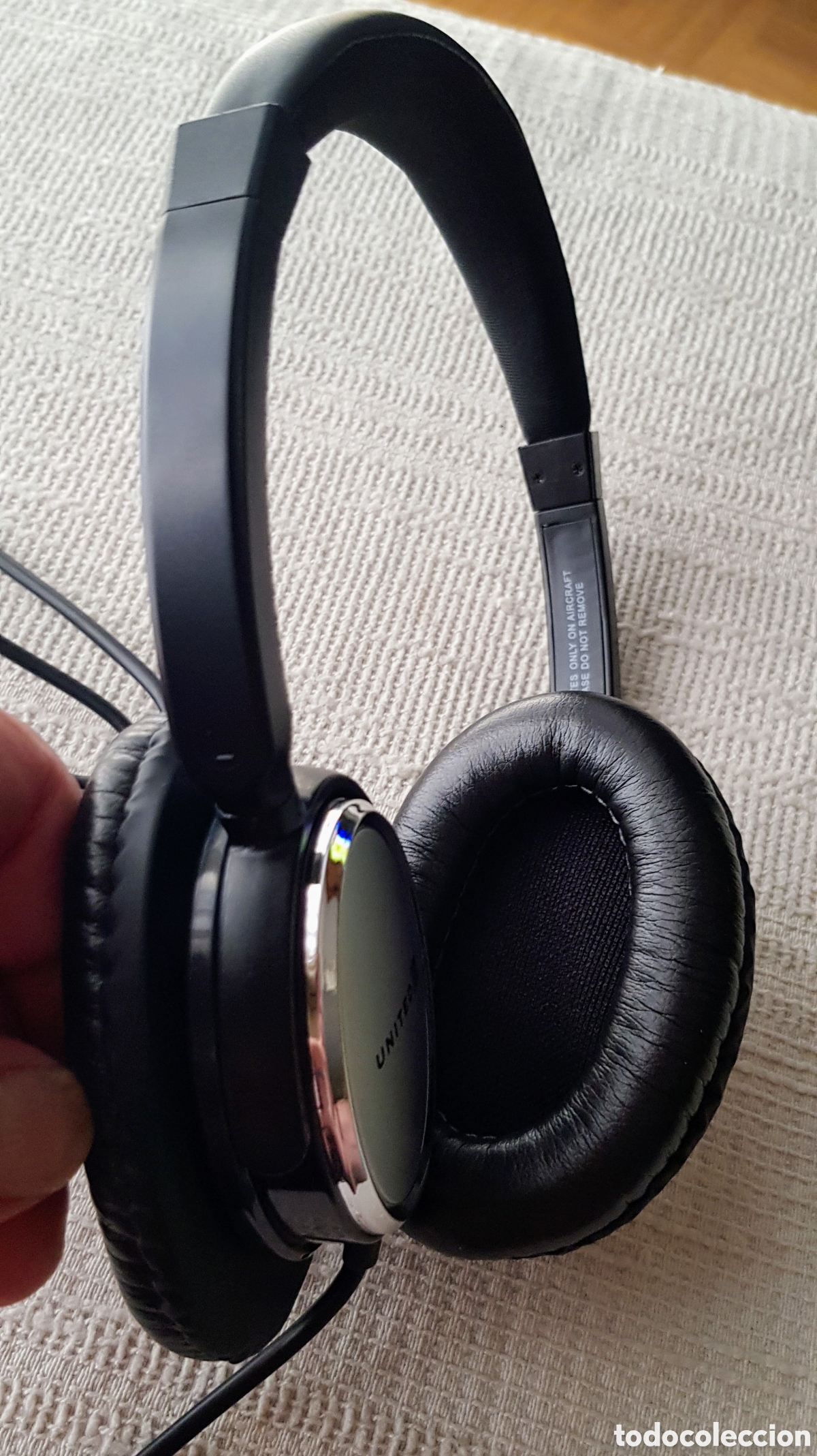 Segunda mano: Headphones UNITED AIRLINES ORIGINAL - Foto 6