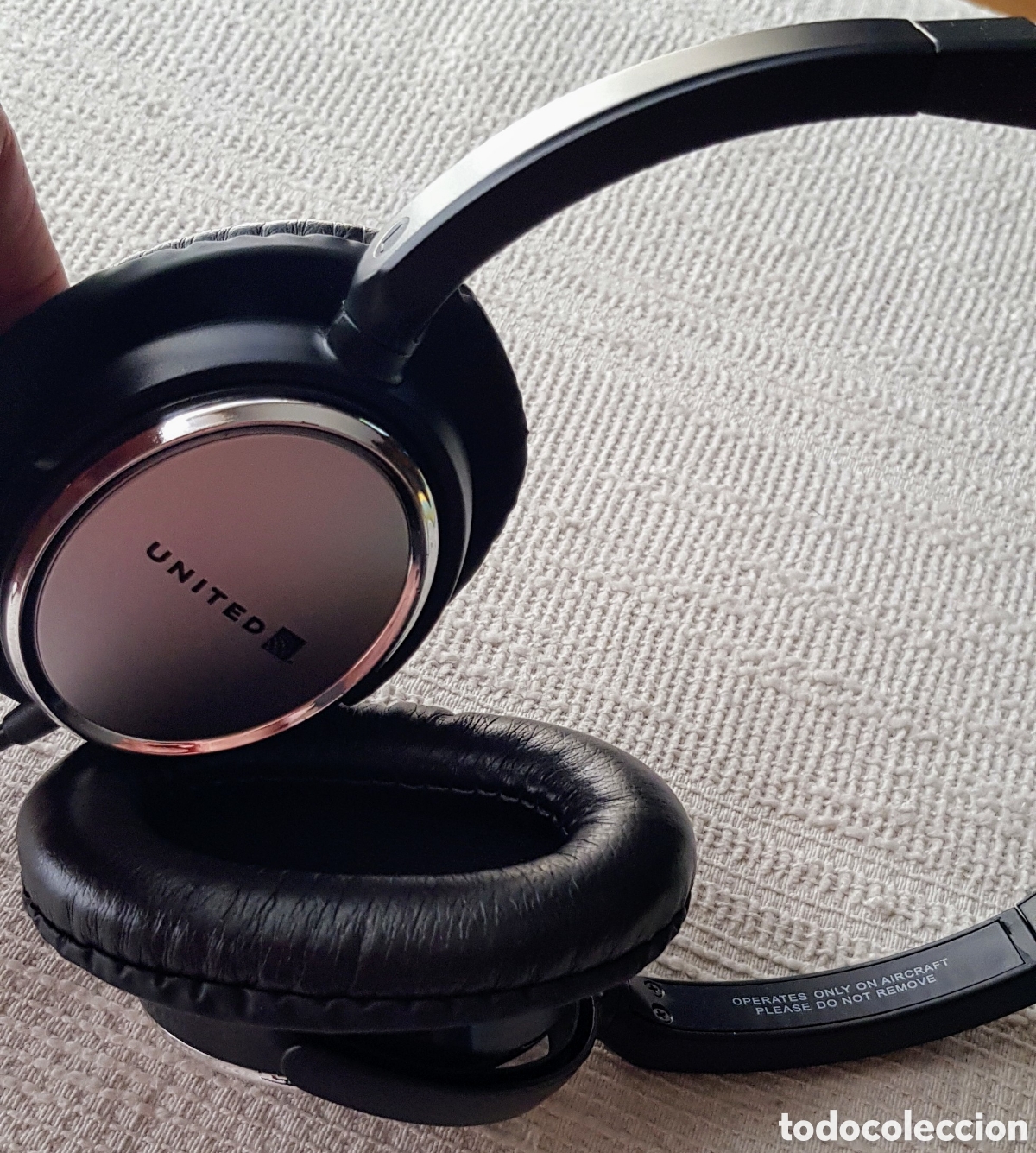 Segunda mano: Headphones UNITED AIRLINES ORIGINAL - Foto 7