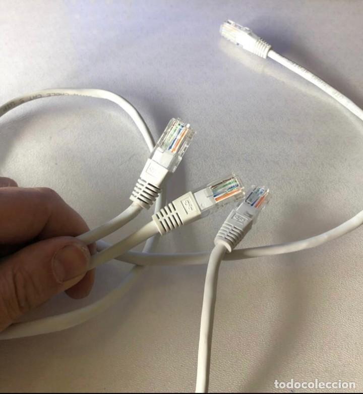 Segunda mano: 2 CABLES CONEXION PLC DE 2 METROS. - Foto 1