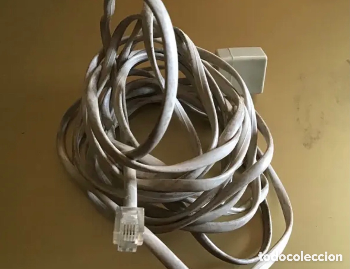 Segunda mano: CABLE PROLONGADOR L&Iacute;NEA TELEFONICA - Foto 1