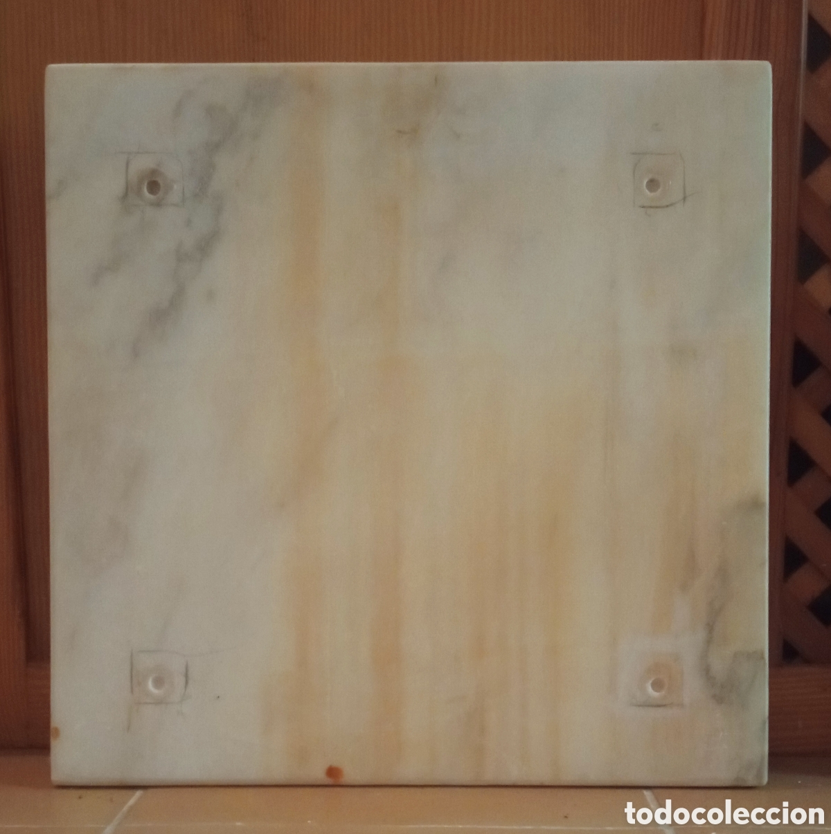 Segunda mano: Tablero de m&aacute;rmol para mesitas. - Foto 2