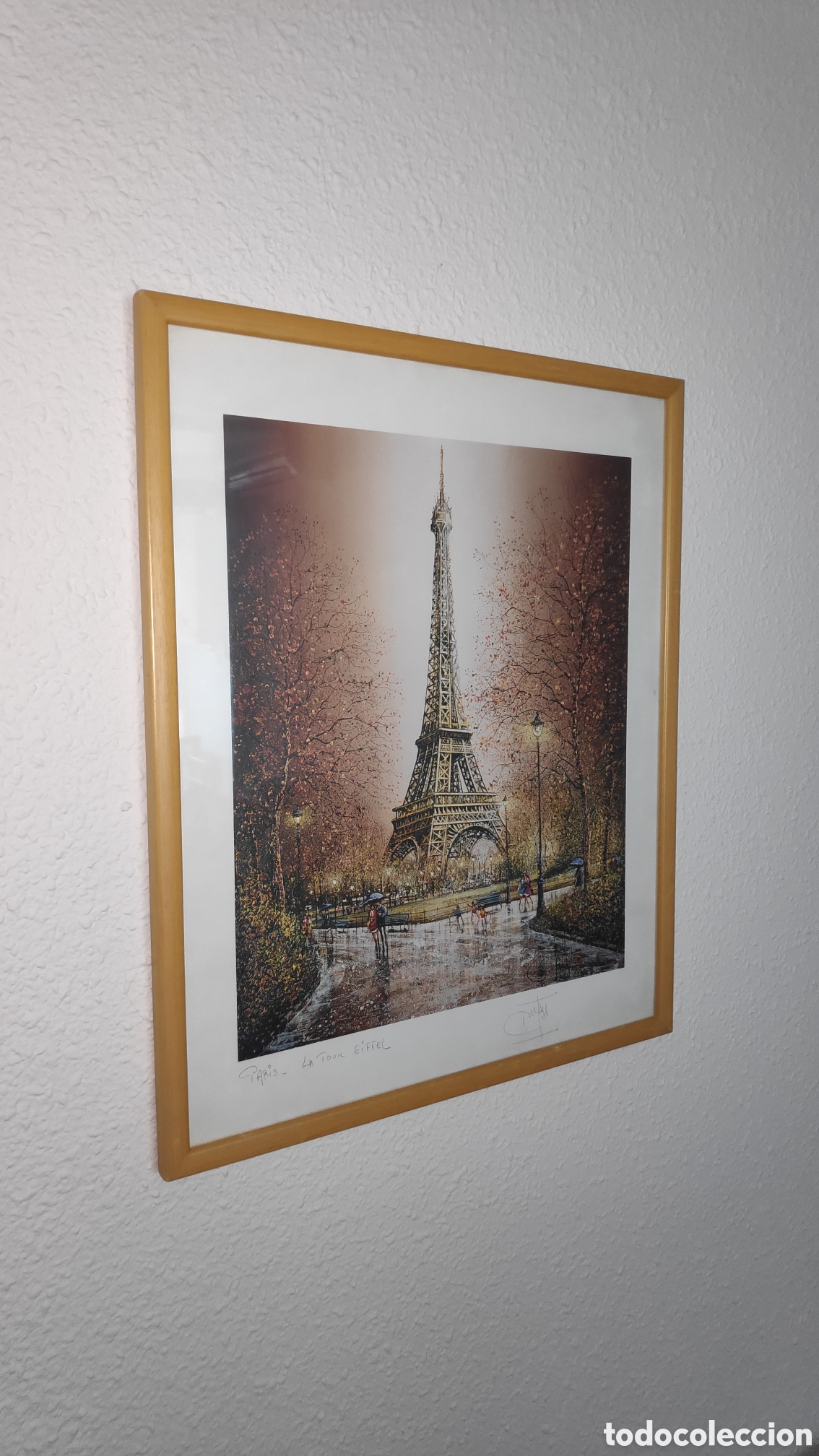 Segunda mano: Cuadro Paris La Torre Eiffel de Guy Dessapt - Foto 2