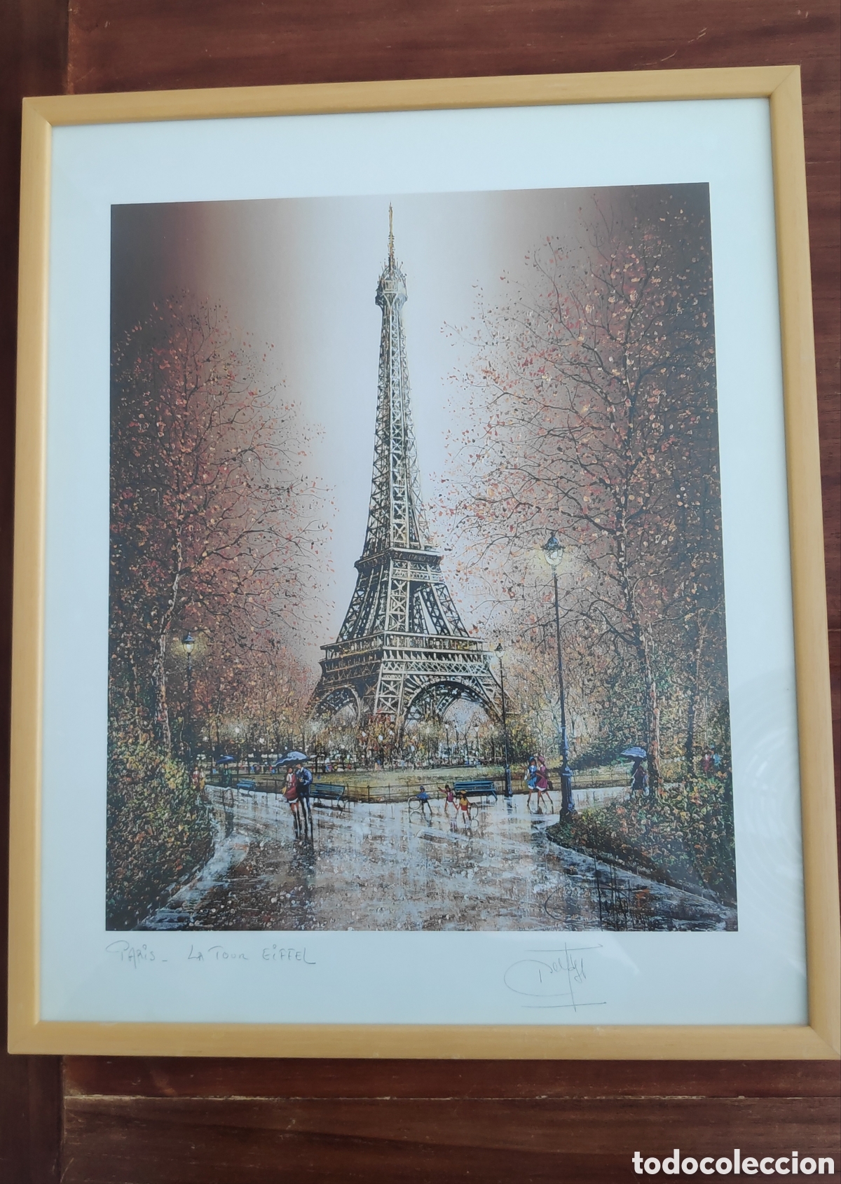 Segunda mano: Cuadro Paris La Torre Eiffel de Guy Dessapt - Foto 3